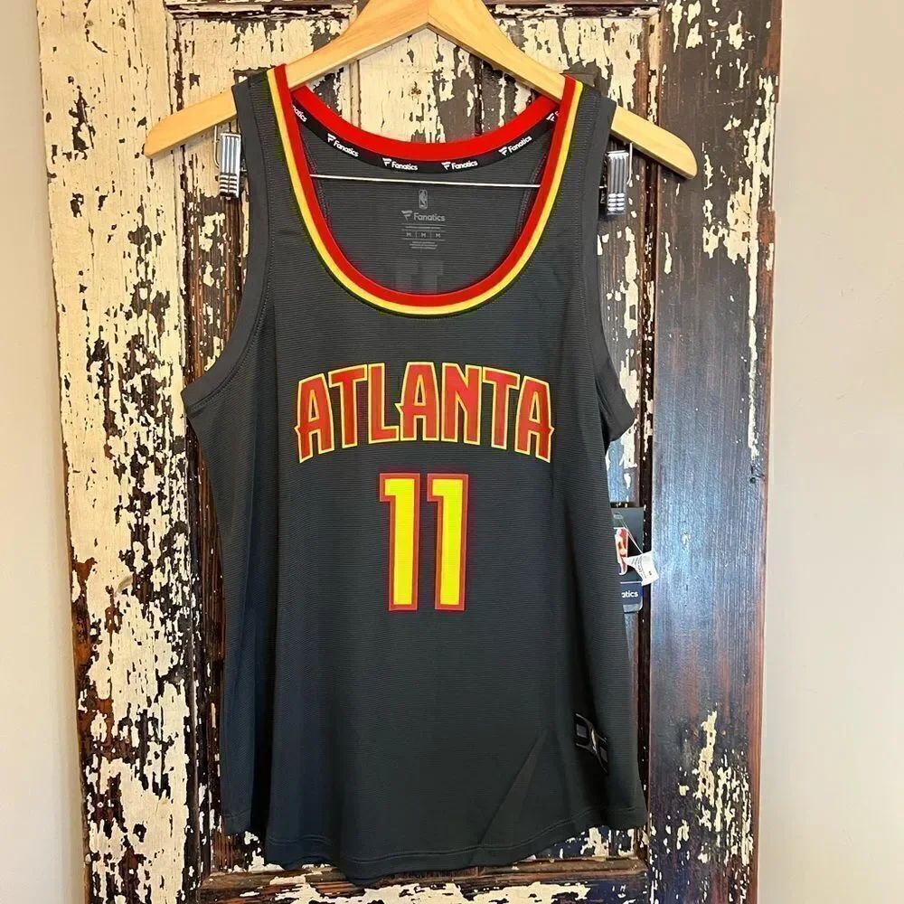 NWT Fanatics NBA Trae Young Atlanta Hawks Fast Break Sleeveless Tank jersey. M